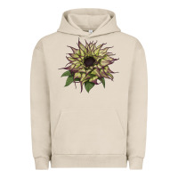 Pigment French Oak sun   fill purple sunflower Urban Hoodie - LillyAllenDesigns