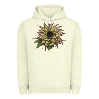 Pigment Pistachio sun   fill purple sunflower Urban Hoodie - LillyAllenDesigns
