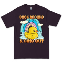 Plum duck around and find out Premium Tee - MaliasSmallBusiness
