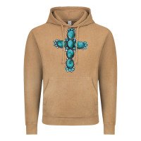 Vintage Camel western Gemstone cross Vintage Hoodie - Artiststas