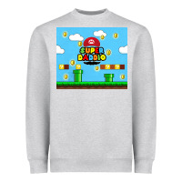 Heather Grey super daddio Heavyweight Sweatshirt - TumblerDesignByShophia