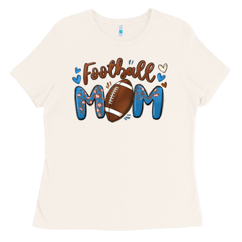 Football Mom Ladies Tee by MaliasSmallBusiness | Teevron