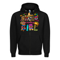 Black Nacho average girl Zipper Hoodie - FaDigitalArtStudio