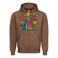 Chestnut Nacho average girl Zipper Hoodie - FaDigitalArtStudio