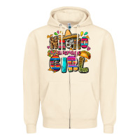 Sandshell Nacho average girl Zipper Hoodie - FaDigitalArtStudio