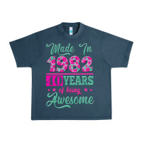 Midnight Navy made in 1982, 40 years of being awesome Urban Heavy Tee - Jasminsmagicworld