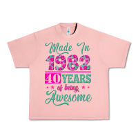 Salmon made in 1982, 40 years of being awesome Urban Heavy Tee - Jasminsmagicworld