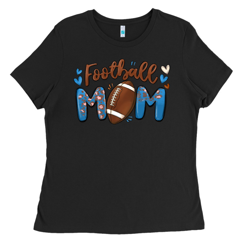 Football Mom Ladies Tee by MaliasSmallBusiness | Teevron