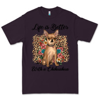 Plum life is better with a chihuahua Premium Tee - JahusDesignShop