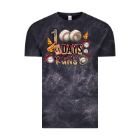 Cloud Black 100 of days runs Vintage Tee - SublimationCraftShop