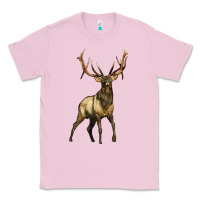 Bubblegum Pink elk deer Classic Tee - LillyAllenDesigns