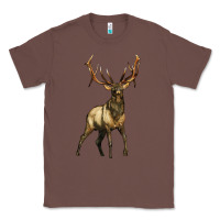 Chestnut elk deer Classic Tee - LillyAllenDesigns