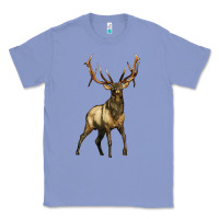 Colony Blue elk deer Classic Tee - LillyAllenDesigns