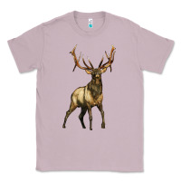 Lilac elk deer Classic Tee - LillyAllenDesigns
