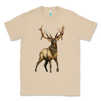 Mushroom elk deer Classic Tee - LillyAllenDesigns