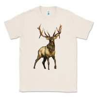 Natural elk deer Classic Tee - LillyAllenDesigns