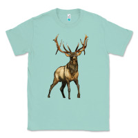 Seafoam elk deer Classic Tee - LillyAllenDesigns
