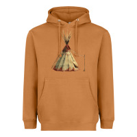 Meerkat teepe tipi Heavyweight Hoodie - FaDigitalArtStudio