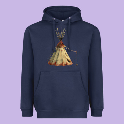 Teepe Tipi Heavyweight Hoodie Designed By Fadigitalartstudio