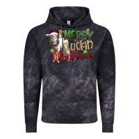 Cloud Black merry cluckin christmas Vintage Hoodie - SublimationCraftShop