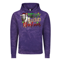 Cloud Purple merry cluckin christmas Vintage Hoodie - SublimationCraftShop