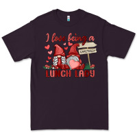 Plum i love being a lunch lady Premium Tee - MaliasSmallBusiness