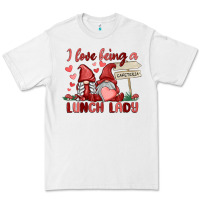White i love being a lunch lady Premium Tee - MaliasSmallBusiness