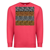 Cardinal safari animals seamless pattern Premium Sweatshirt - BundleAndBundleShop