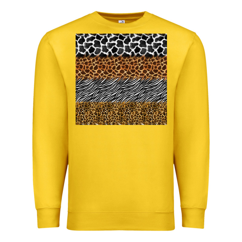 Safari Animals Seamless Pattern Premium Sweatshirt by BundleAndBundleShop | Teevron