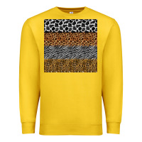 Lemon safari animals seamless pattern Premium Sweatshirt - BundleAndBundleShop
