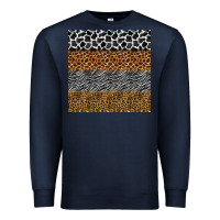Navy safari animals seamless pattern Premium Sweatshirt - BundleAndBundleShop