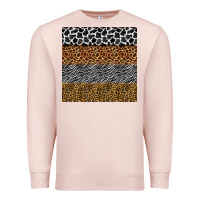 Pale Pink safari animals seamless pattern Premium Sweatshirt - BundleAndBundleShop