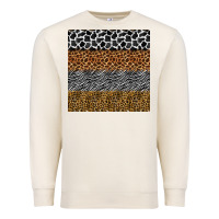 Sandshell safari animals seamless pattern Premium Sweatshirt - BundleAndBundleShop