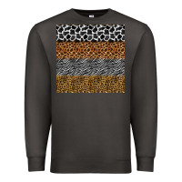 Smoke safari animals seamless pattern Premium Sweatshirt - BundleAndBundleShop