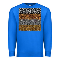 True Royal safari animals seamless pattern Premium Sweatshirt - BundleAndBundleShop