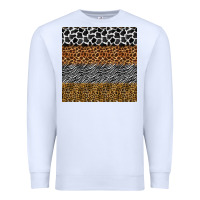 White safari animals seamless pattern Premium Sweatshirt - BundleAndBundleShop