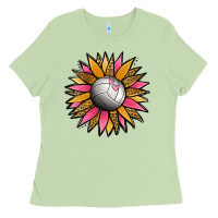 Matcha Volleyball Sunflower Ladies Tee - Jasminsmagicworld