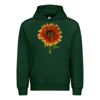 Forest Green The  Sunflower Urban Hoodie - LillyAllenDesigns
