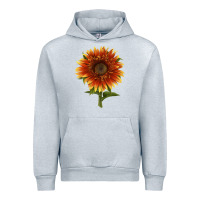 Heather Grey The  Sunflower Urban Hoodie - LillyAllenDesigns
