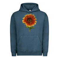 Pigment Midnight Navy The  Sunflower Urban Hoodie - LillyAllenDesigns