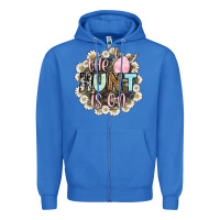 True Royal Easter Day The hunt is on Zipper Hoodie - OliviaCreatesArt