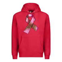 Cardinal Breast Cancer ribbon Premium Hoodie - FaDigitalArtStudio