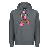 Rock Breast Cancer ribbon Premium Hoodie - FaDigitalArtStudio