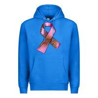 True Royal Breast Cancer ribbon Premium Hoodie - FaDigitalArtStudio