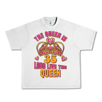 Lunar Rock the queen is 35 long live the queen Urban Heavy Tee - Jasminsmagicworld