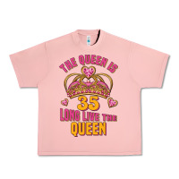 Salmon the queen is 35 long live the queen Urban Heavy Tee - Jasminsmagicworld