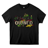 Black black owned Heavy Core Tee - MaliasSmallBusiness