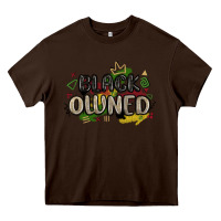 Chocolate Brown black owned Heavy Core Tee - MaliasSmallBusiness