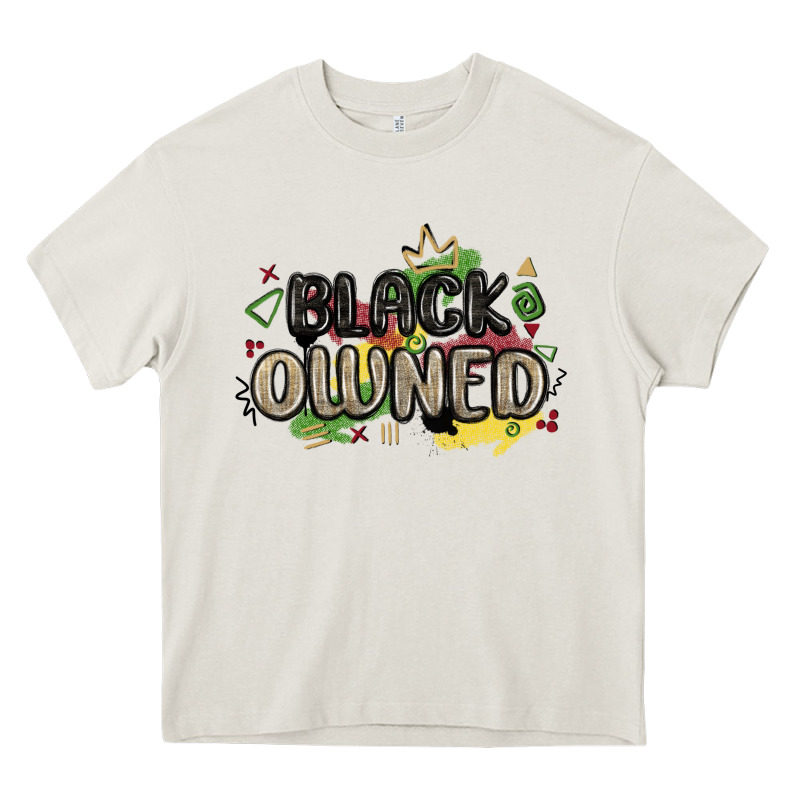 Black Owned Heavy Core Tee by MaliasSmallBusiness | Teevron
