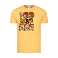 Vintage Mustard 100 of days slam dunks Vintage Tee - SublimationCraftShop